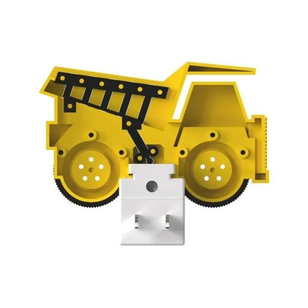 Meridian LED Dump Truck Automatic Night Light Photo-Sensing Dual Yellow Black